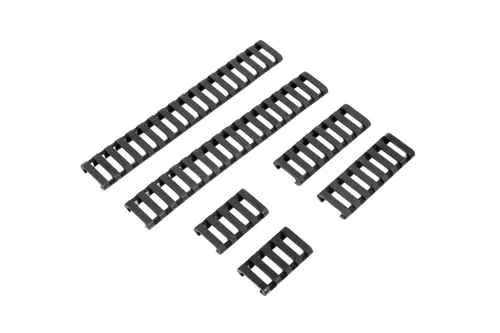 Sada krytů lišty RIS - černá