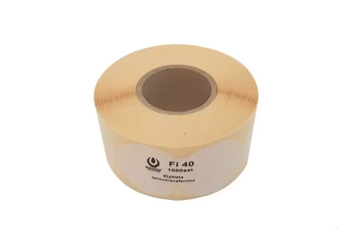 Ruban pour cible de 40mm - 1000 pcs. - blanc