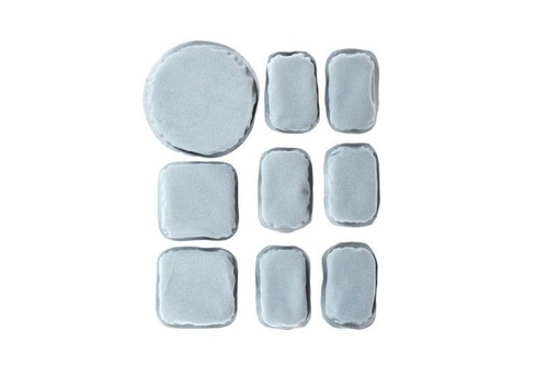 Helmet protective pads - grey