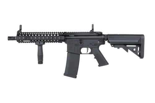 Karabinek ASG Specna Arms Daniel Defense® MK18 SA-P19 Prime™ Aster II ETU z silnikiem bezszczotkowym Single Fire Only Czarny
