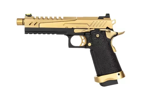 Hi-Capa 5.1 Split Side Pistol Replica - Gold / Black