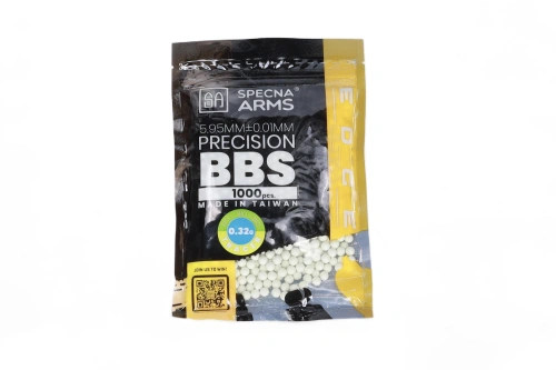 airsoft 0.32g Specna Arms EDGE ULTRA™ BIO Tracer billes de précision 1000 pièces Vert