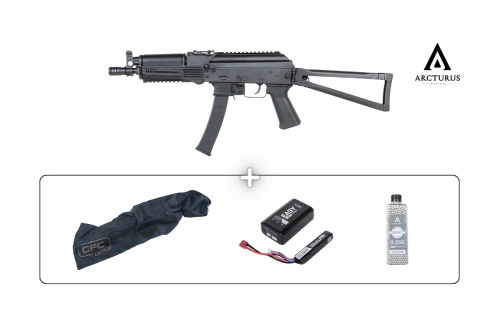 Arcturus PP-19-1 Vityaz AEG FE Airsoft Submachine Gun + Accessories