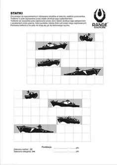 Tarcza Strzelecka Statki - 50szt