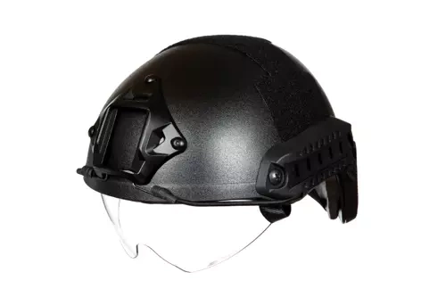 X-Shield MH helmet replica with goggles - Black