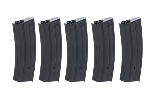 Lot de 5 chargeurs à 30 billes en métal Specna Arms Black