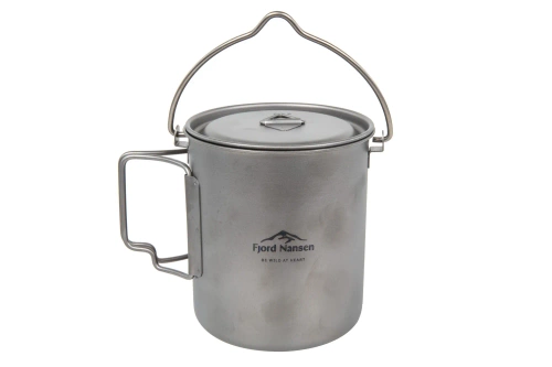 Gobelet en titane Fjord Nansen Jacon Henge 750ml Argenté