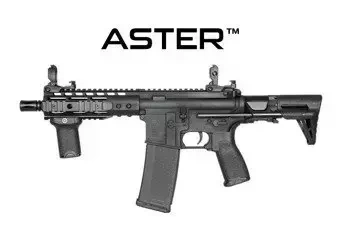 SA-E12 PDW EDGE™ ASTER™ V2 Custom Carbine Replica - black