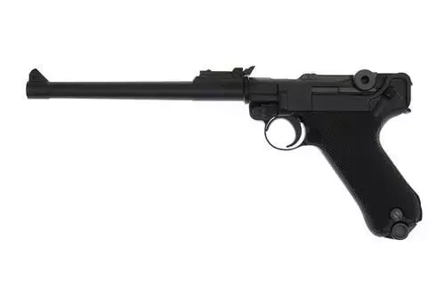 BLK Parabellum PISTOL-08 樹脂製モデルガン Replika gazowa pistoletu Pistol 08 L Parabellum - airsoft