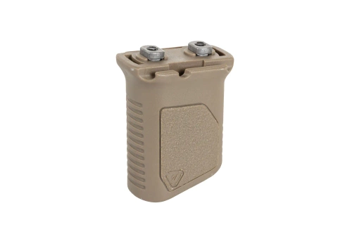 Chwyt przedni Strike Industries M-LOK Angled Vertical Grip Short Flat Dark Earth