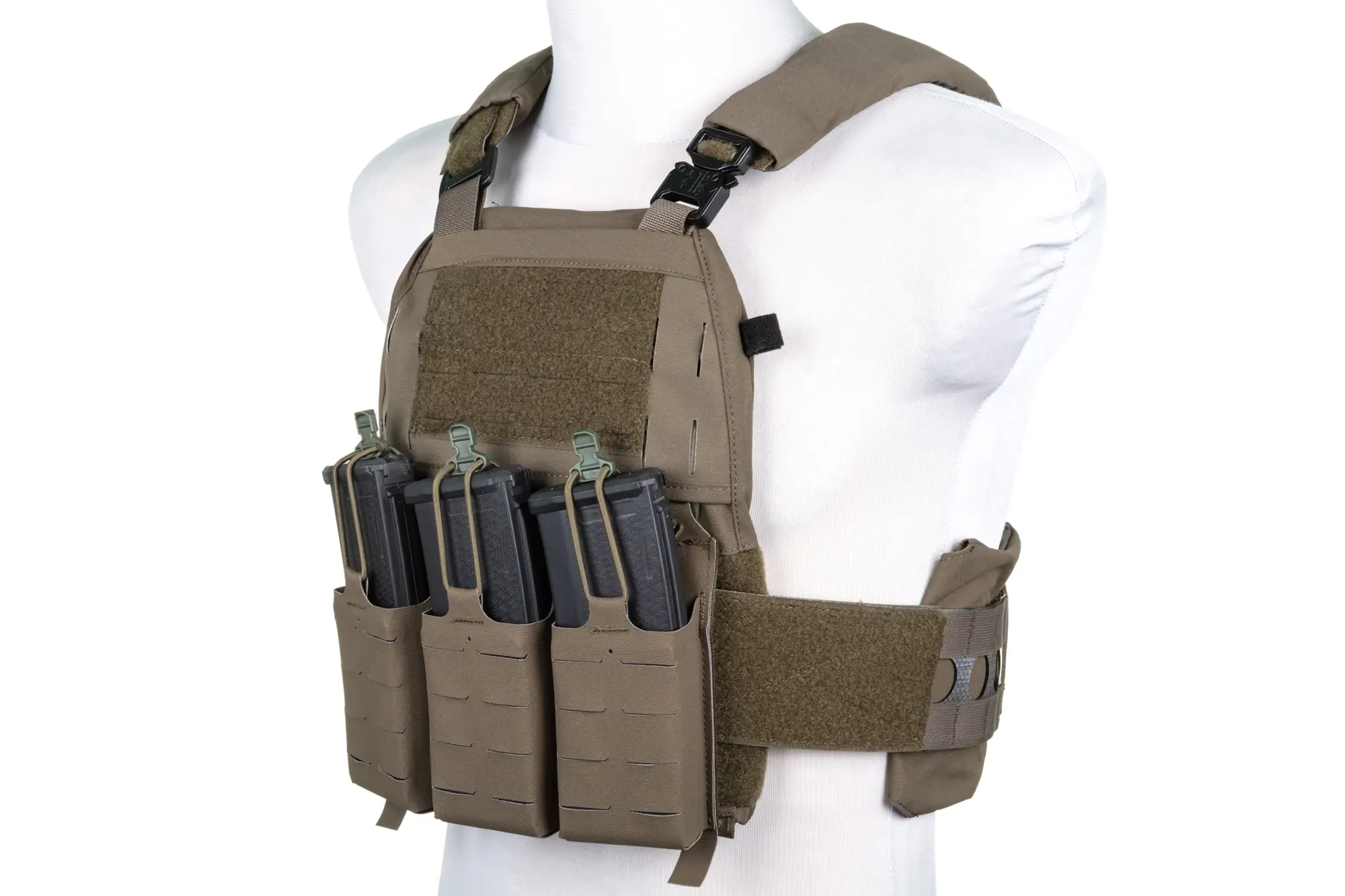 Plate Carrier Wosport VE-75 Ranger Green tactical vest | Gunfire.com