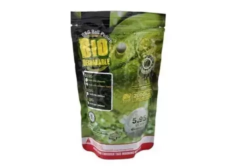 BBs biodegradable 0.20g G&G 2000 pcs