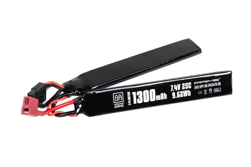 Akumulator Li-Po Specna Arms x Gens Ace 1300 mAh 25C 2-modułowy 7.4V T-Deans G-Tech