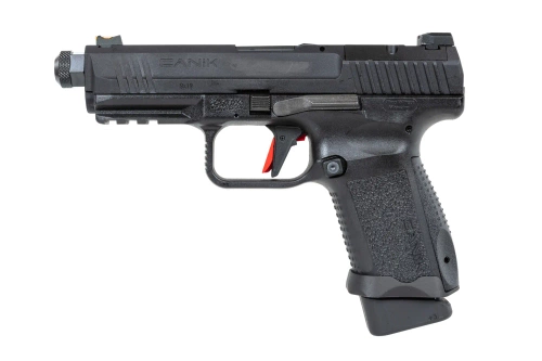 Cybergun x SAI Canik TP9 Elite Combat Green Gas airsoft Pistol Black