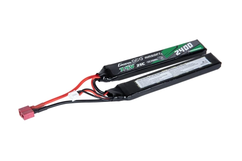 Batterie Li-Po Gens Ace 25C 2400mAh 2S2P 7.4V Deans 2 modules