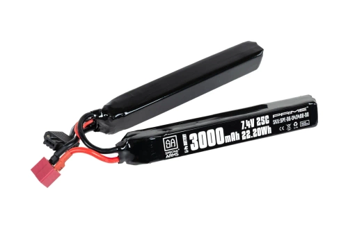 Specna Wapens x Gens Ace 3000 mAh 25C 2-module 7,4V T-Deans Li-Po batterij G-Tech