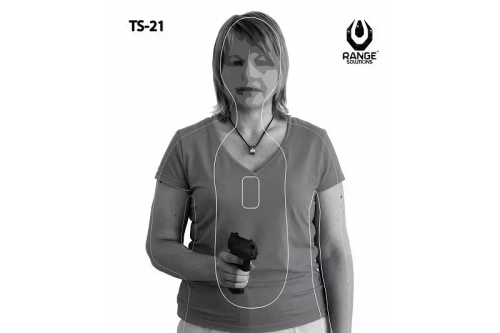 TS-21 Shooting Targets - 50 Pcs