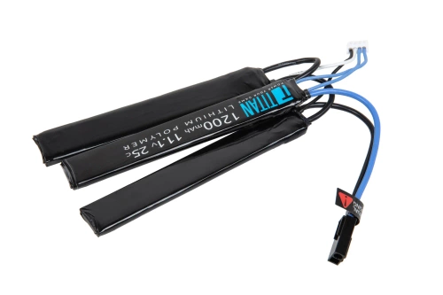 Akumulator Li-Po Titan 1200mAh 11.1V 25C Tamiya 3 modułowy