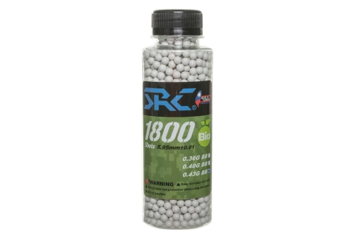 SRC BIO BBs 0.43g bottle 1800 pieces White