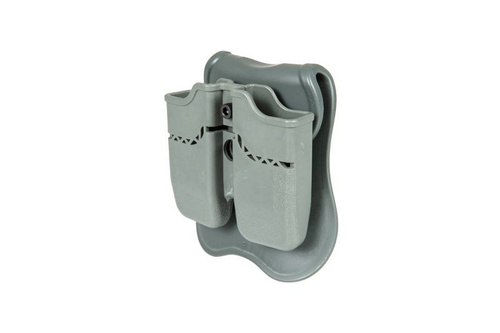 Double Pouch for 1911 Pistol Magazines - Grey