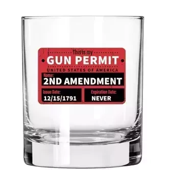 Szklanka do whisky - GUN PERMIT