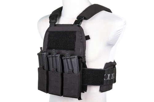 Wosport VE-75 Plate Carrier Tactical Vest Black