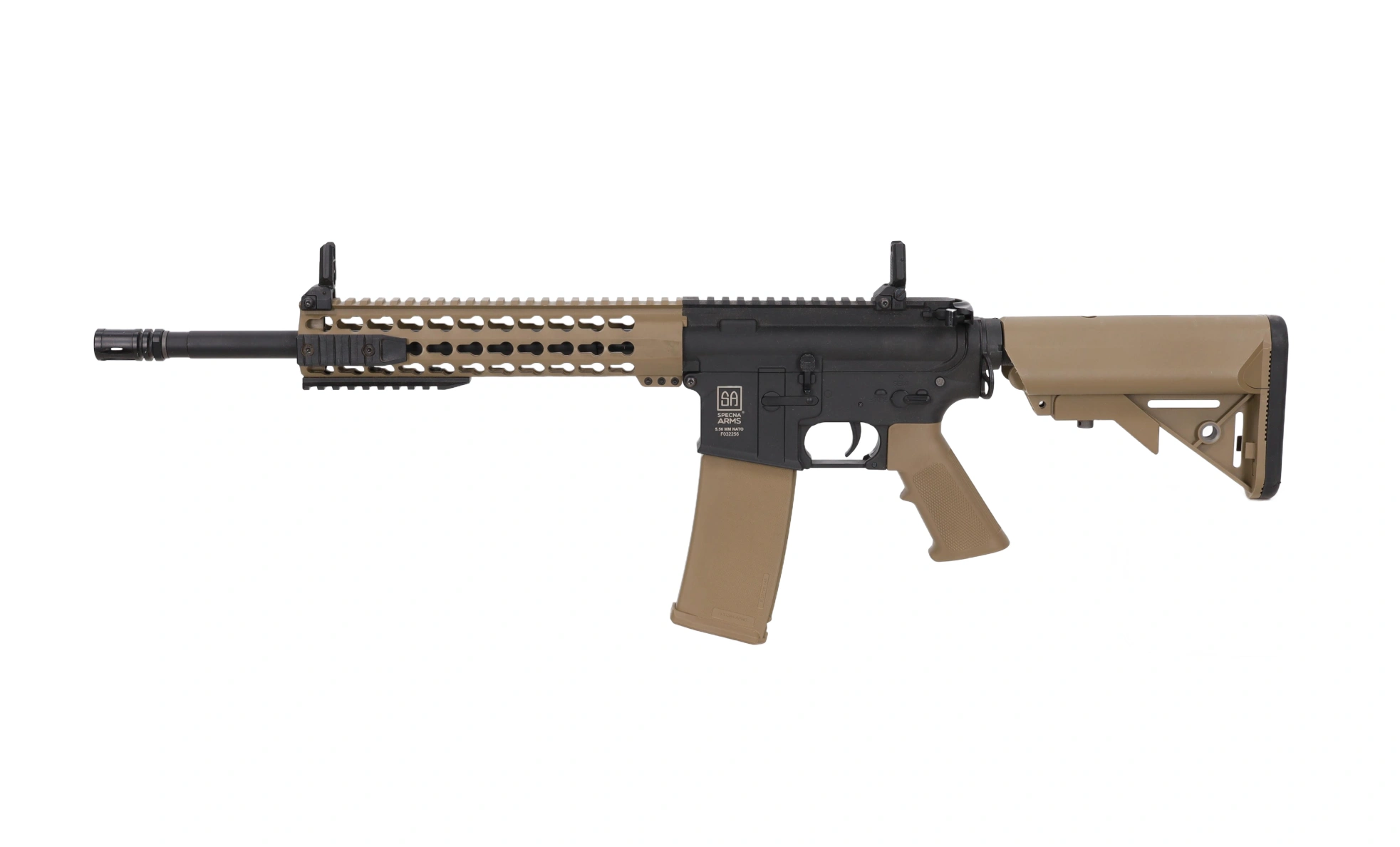 Tan Assault Rifle Specna Arms M4/AR15 SA-F02 FLEX AEG 14.5