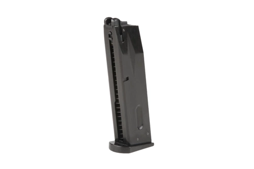 Low-Cap 25 BB Gas Magazine for WE M9/M92F Replicas - Black