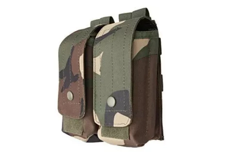 Double AK magazine pouch - woodland