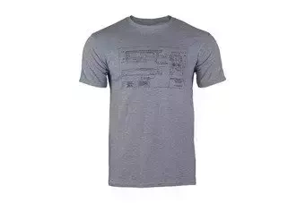 T-shirt Military Culture - Type A - Gris foncé