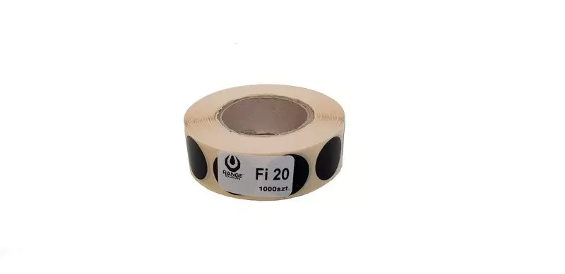 Stickers for 20mm shooting targets - 1000 pcs. - Black – airsoft, ASG ...