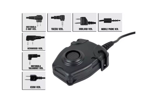 zPeltor Military plug PTT (ICOM)