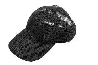 Casquette tactique en maille - noir