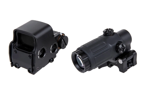 Jeu de red dots WADSN type XTO avec loupe type T33 Noir