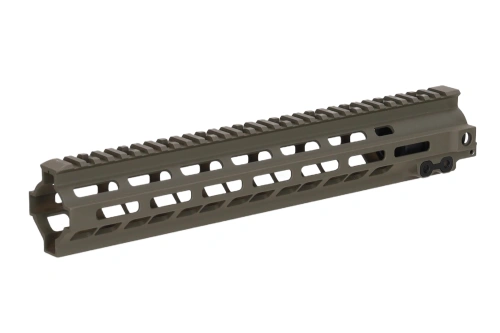 Specna Arms MK8-style M-LOK 13" montagerail voor M4/AR15 replica's - Olijf