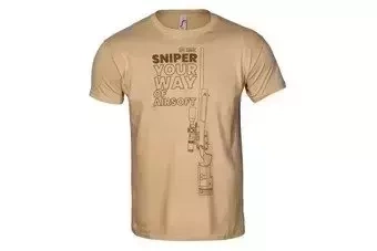 T-shirt Specna Arms - Your Way Of Airsoft 03 - tan