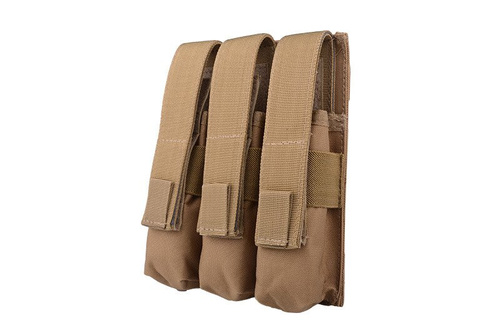 Triple magazine pouch for MP5 type magazines - Tan