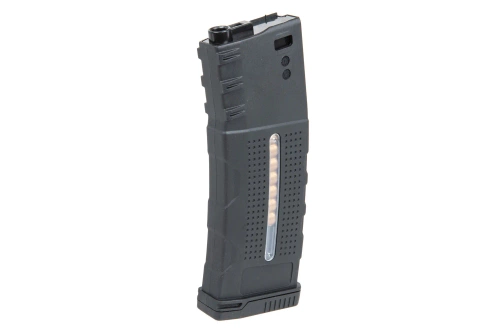 Polymer Mid-Cap Magazine for 150 Tornado BBs with dummy cartridges for M4/M16 replicas Black