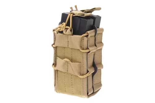 Double Universal Open II Magazine Pouch - Tan