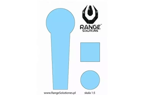 Cibles de tir Steel - 100 pièces