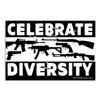 Naklejka - CELEBRATE DIVERSITY