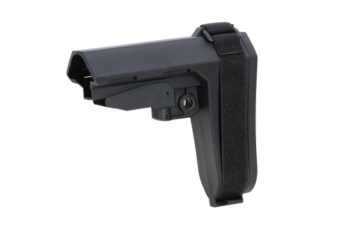 King Arms x EMG BETA Taktická pažba ve stylu ortézy pro repliky M4/M16 černá