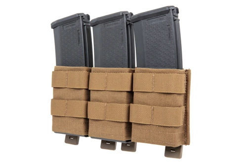 Wosport triple porte-chargeur pour fusil Coyote Brown