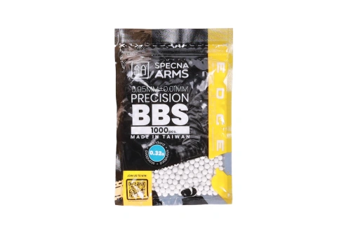 Specna Arms EDGE ULTRA™ 0.32g balas de precisión - 1000 piezas - blanco