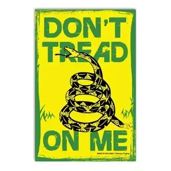 Naklejka - DON'T TREAD ON ME