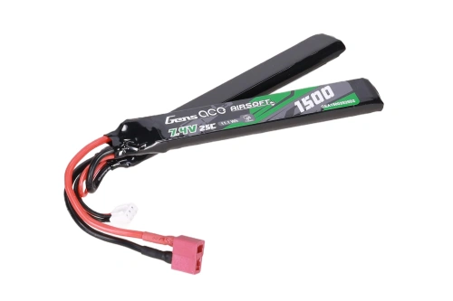 Li-Po Gens Ace 1500mAh 25C Nunchuck 7,4V T-Deans baterie