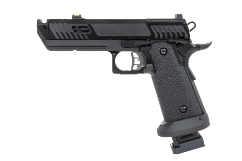 ASG SRC Dark Viper DUAL POWER pistool met CO2-magazijn Zwart