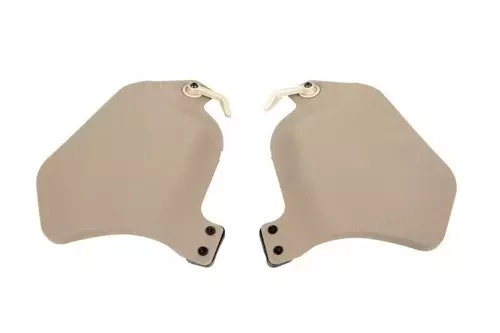 Set of Helmet Side Shields - Dark Earth