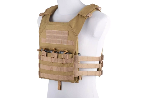 Rush Plate Carrier Tactical Vest - Tan