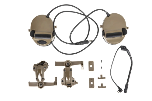 Aktivní chrániče sluchu Wosport C5 HD-24 Tan